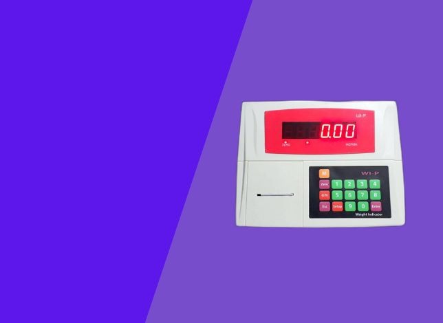 Scale weight display